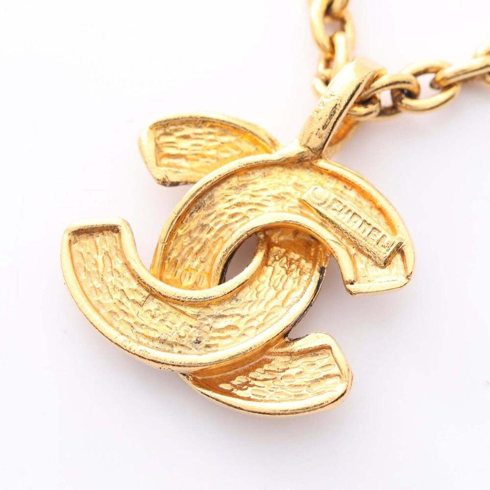 CHANEL Gold Logo Necklace - Picture 2 of 6